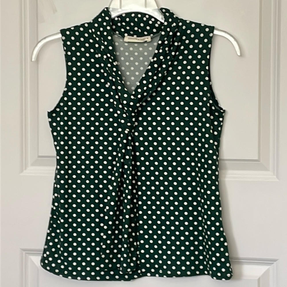 Tiffany & Grey Sleeveless Polka Dot Top MP